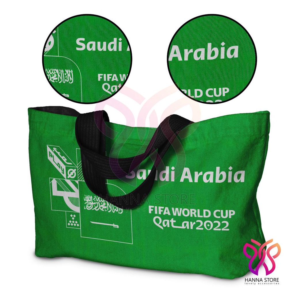 Tas Tote Bag Piala Dunia World Cup 2022 Arab Saudi