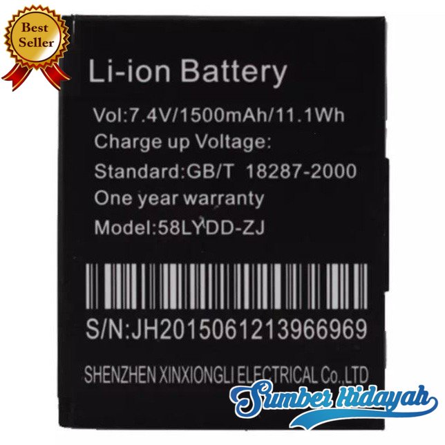 Baterai Printer Zjiang Mini Thermal 5805DD/5802/5807