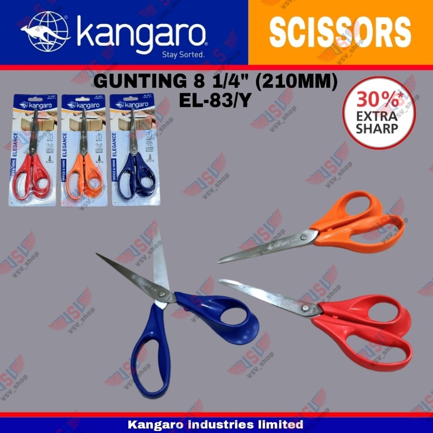 Gunting kain/ Gunting kertas / Gunting Stainless Steel 210mm Scissors