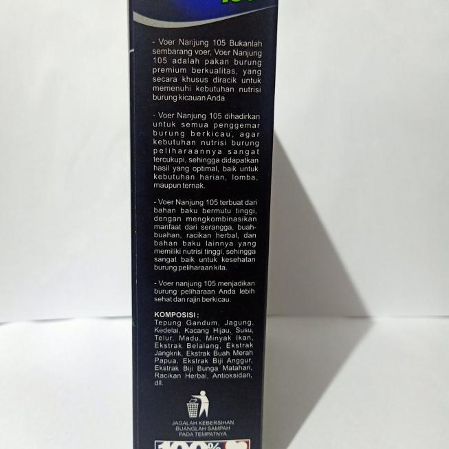 Nanjung 105 premium ebod jaya - voer 500gr ebod jaya