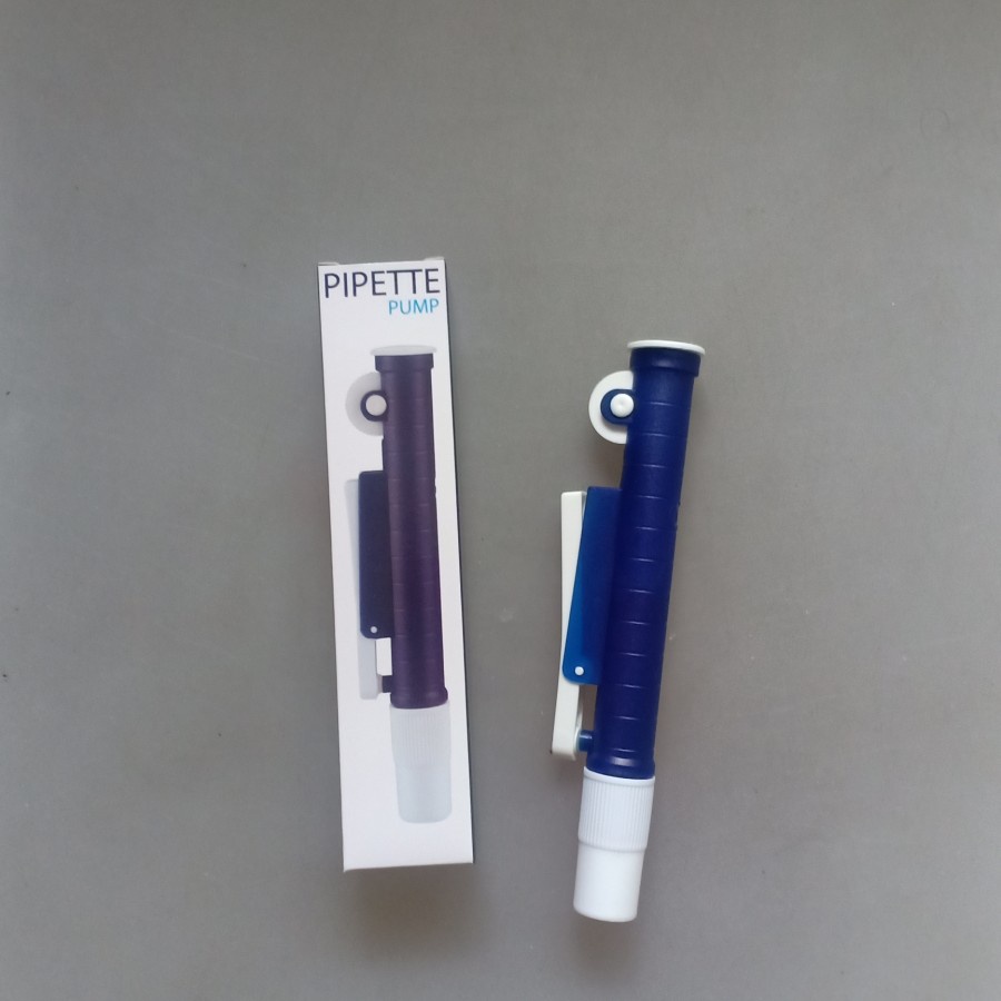 Pipet pump pompa pipet pipet filler biru untuk pipet