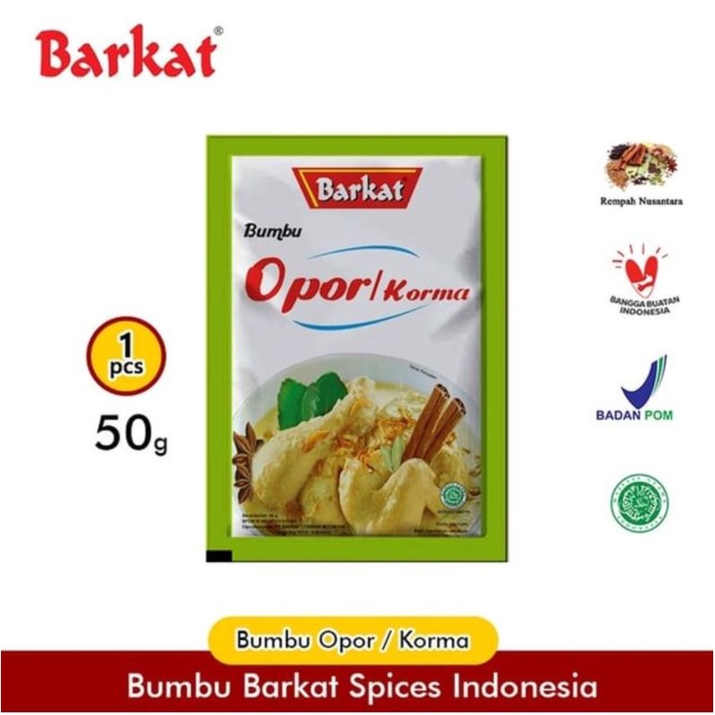 

Barkat - Bumbu Opor / Kurma 50 gr