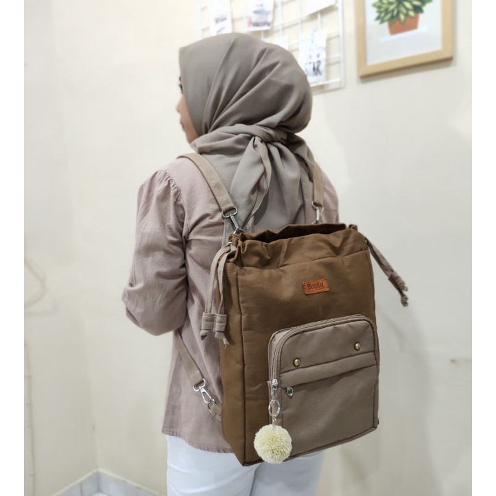 Dumi Dumpling 2in1 Bag Tas 2 Fungsi(Bisa Ransel &amp; Slingbag)