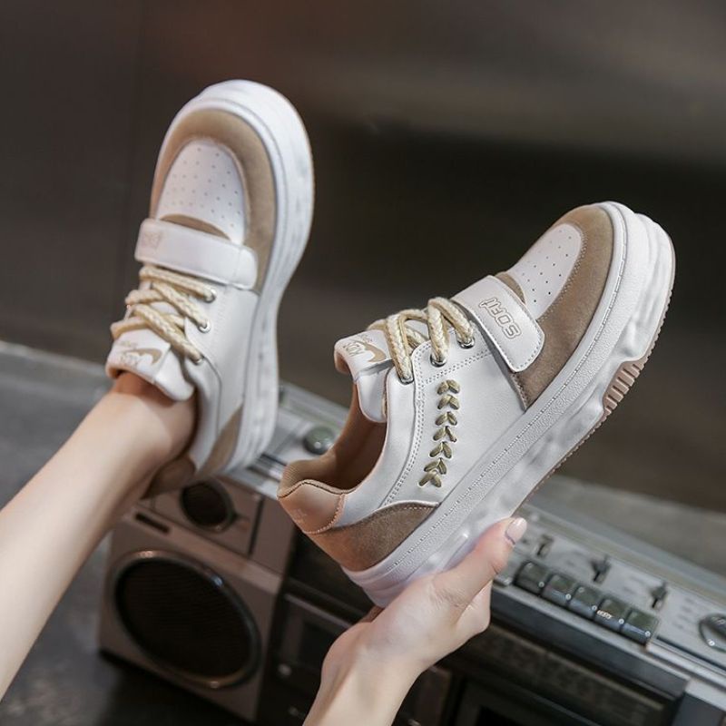 RYX - Feather Elegant Sepatu Sneakers Tali Wanita Fashion Casual / Olahraga - Ori Import