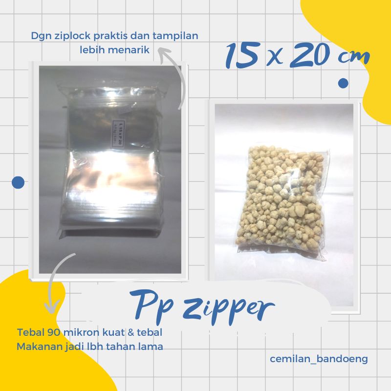 PLASTIK PP KLIP BENING 20 X 30 CM , 18 X 30 CM, 15 X 20CM PER 500GR