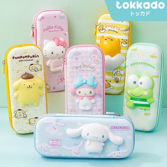 

TOKKADO Sanrio Squishy Pencil Case Original Kotak Pensil Anak Lucu