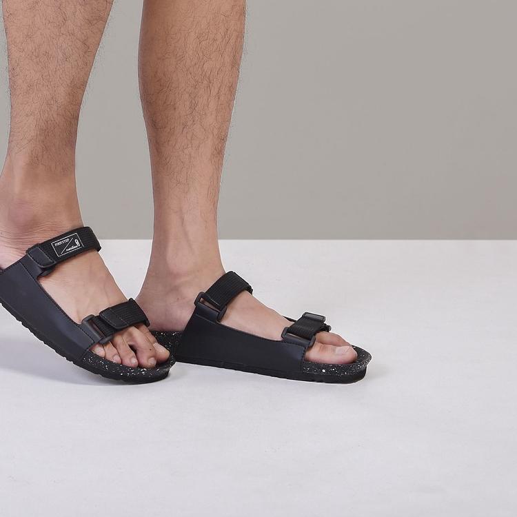 Sandal Outdoor Pria Footstep Footwear - Billy Black