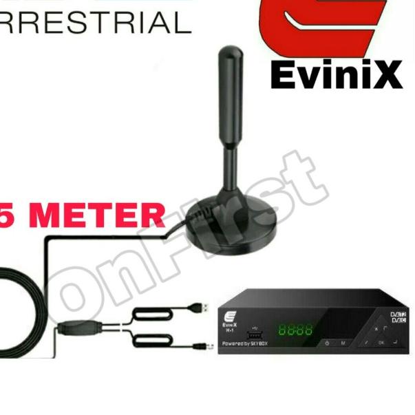 Antena tv digital / Antena set top box tv digital DVBT2 EVINIX