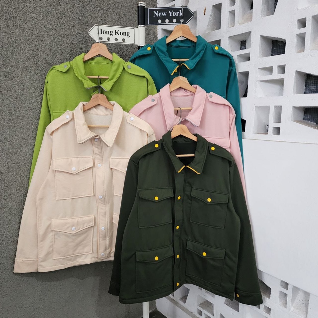 JAKET TEBAL WANITA PRIA 4 POCKET TERBARU