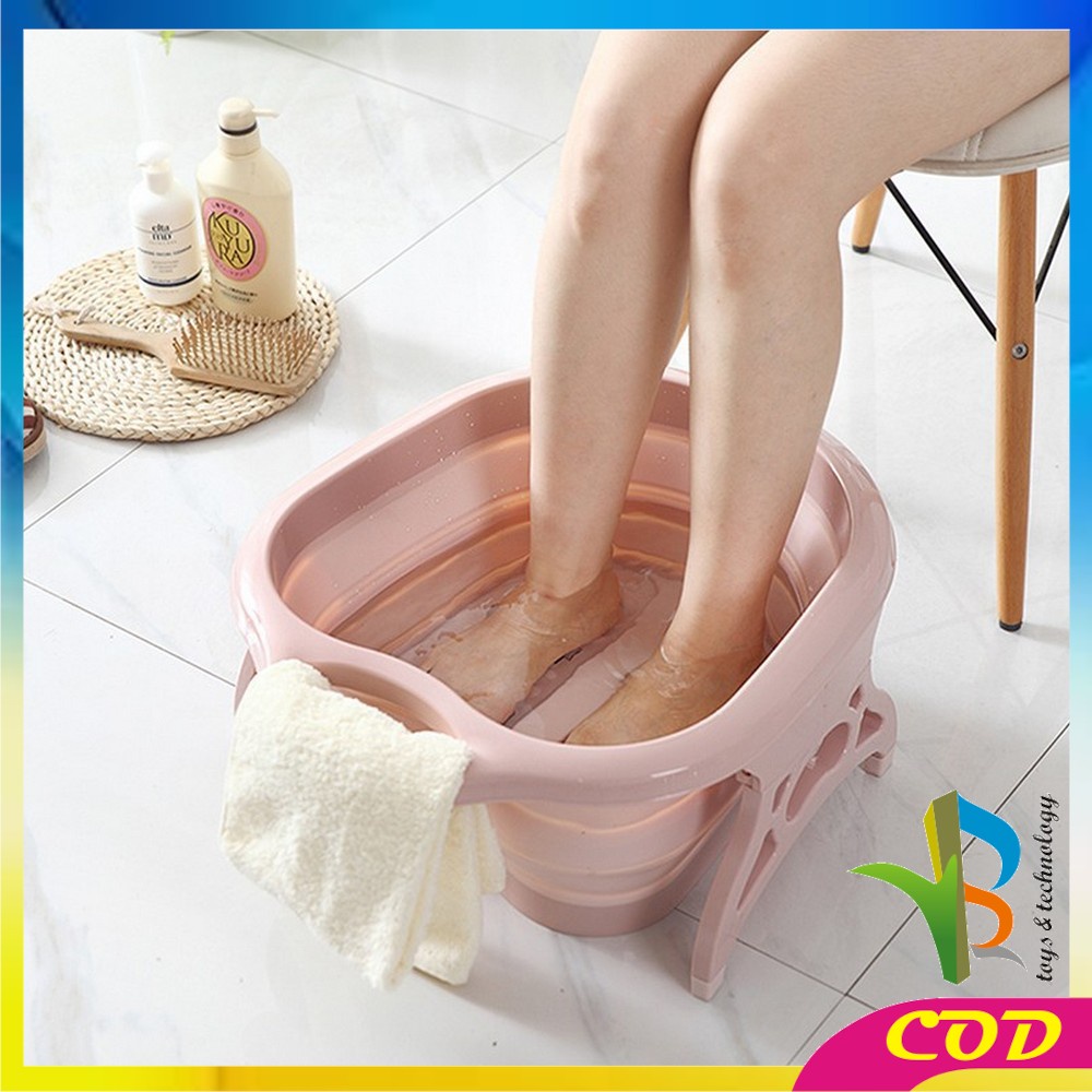 RB-C151 Baskom Lipat Rendam Pijat Kaki Refleksi Foldable Footbath Ember Cuci Kaki Spa Pedicure