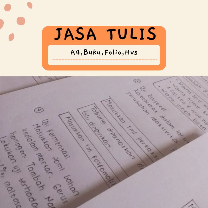 Jasa Tulis || Hardfile || di Buku Kecil, Buku Besar, Catatan, Folio, dan HVS