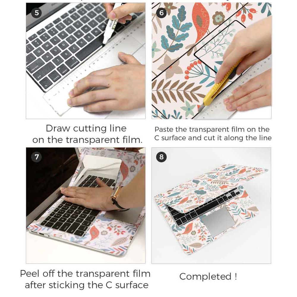 1pc Universal Bebas Potong COD Custom Stiker Kulit Laptop Untuk ASUS VIVOBOOK 15S OLED UX3402Z M1502I 14 &quot;15.6&quot; Notebook Komputer Decal Game Cinnamoroll Designs Covers