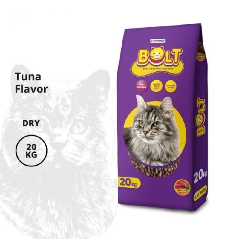 BOLT MAKANAN KUCING KERING 800 Gram