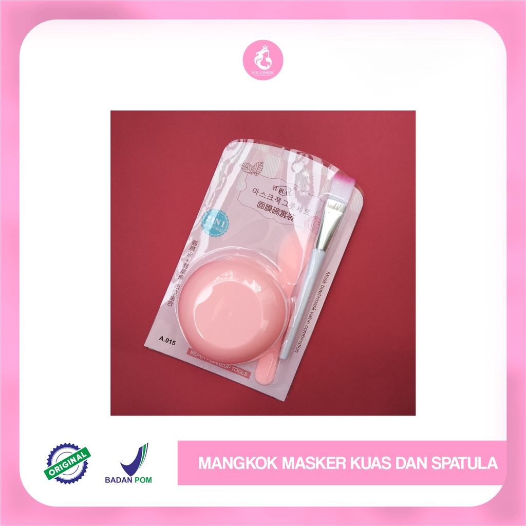 Yu han mangkok MAsker + spatula+kuas