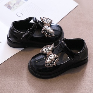 Sepatu Anak Perempuan PU Leather Loafers MIA10 Import size 21 - 30