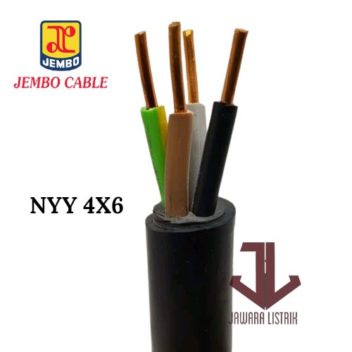 KABEL NYY 4X6 JEMBO METERAN KAWAT