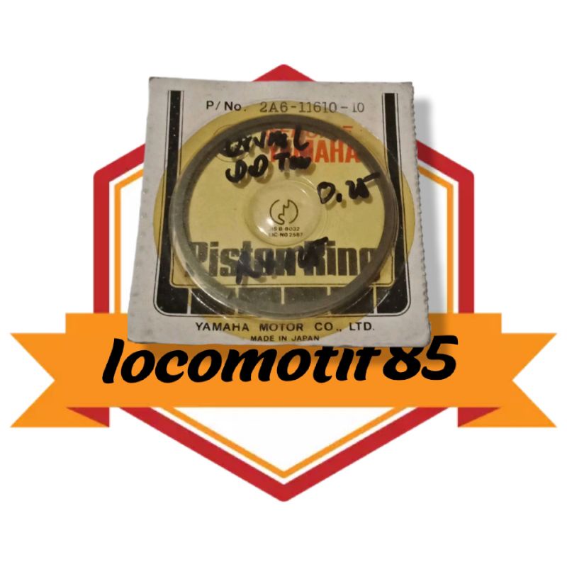 Ring seher ring piston DT 125 DT125 rx125 rx 125 e Oversize OS 25 original