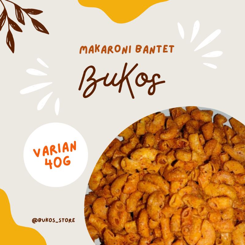 

MAKARONI BANTET BUKOS VARIAN 40G