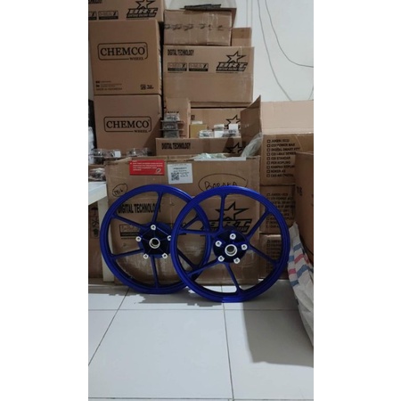 VELG BRT CHEMCO MX KING DOUBLE DISC PNP BRT ATAU BUAT SONIC DAN SUPRA GTR CUSTOM