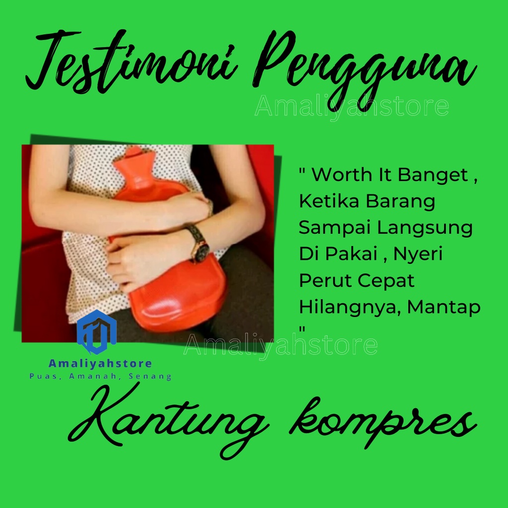 Kantung Kompres Air Panas Dan Dingin Penghangat Perut Bantal Kompres Botol  Air Panas Alat Terapi Untuk Nyeri Haid Menstruasi Wanita Hot Water Bag