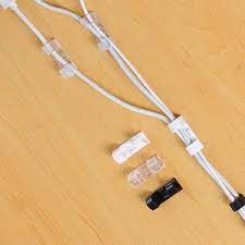 Klip Kabel Tempel Klem Clip Cable Organizer Pengikat Kabel Penjepit Kabel Klip Klem Kabel Tempel 1 Pack Isi 20 Pcs