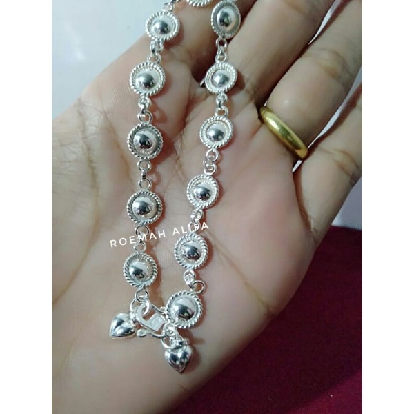 Gelang Tangan Perak Asli Gelang Tangan Perak Anak dan Dewasa