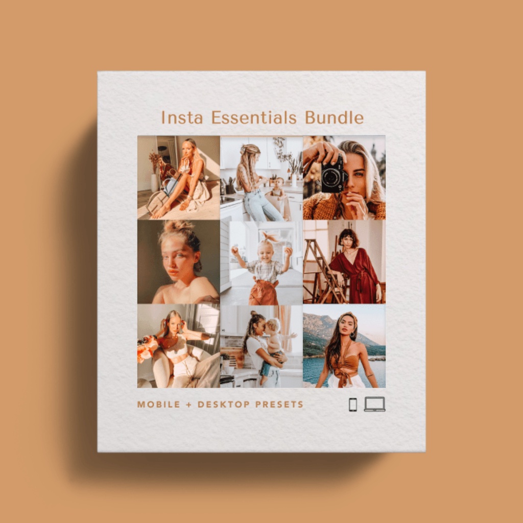 80+ Insta Essentials Bundles Lightroom Preset 80+ in 9 Pack Mobile IOS/Android &amp; Dekstop