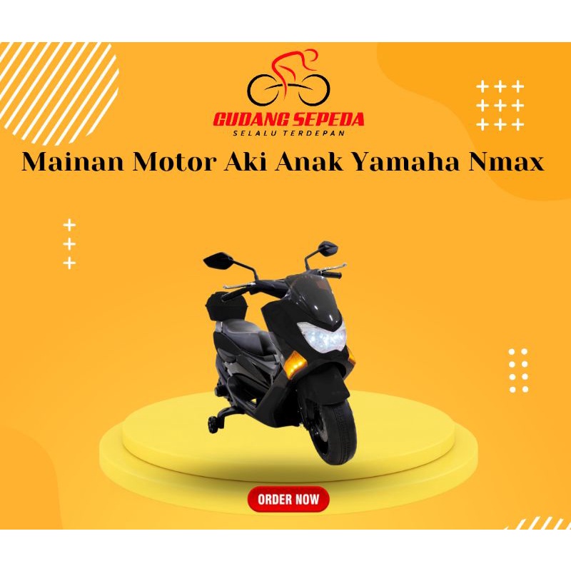 Jual Mainan Motor Aki Anak Yamaha Nmax Hadiah Ulang Tahun Anak | Shopee