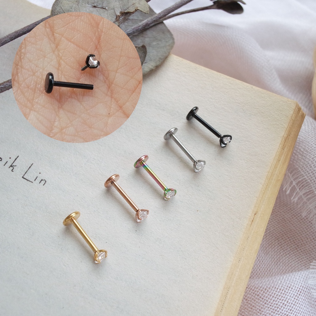 (1601 / 1602) (HARGA 1 BIJI) NOSE PIERCING / ANTING TINDIK HIDUNG