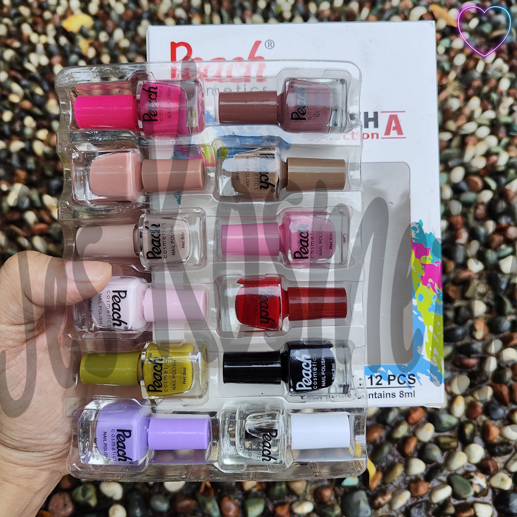 BPOM Kutek Peach Cosmetics Set 12 Pcs / Grosir Kosmetik