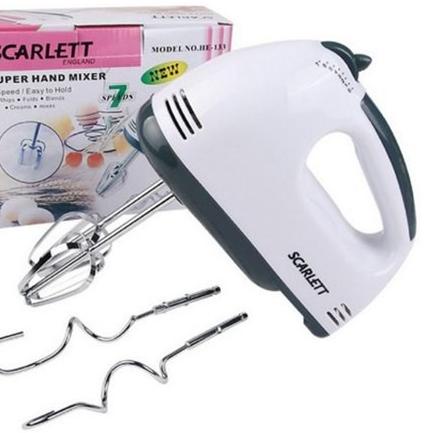 SCARLETT HAND MIXER Mixer Tangan Elektrik HE-133