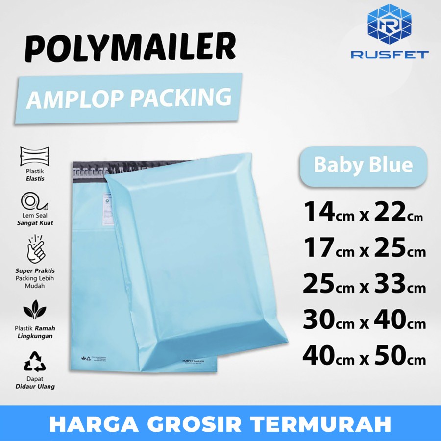 

Polymailer Polimailer TOSCA Amplop Plastik Packing Premium / Satuan