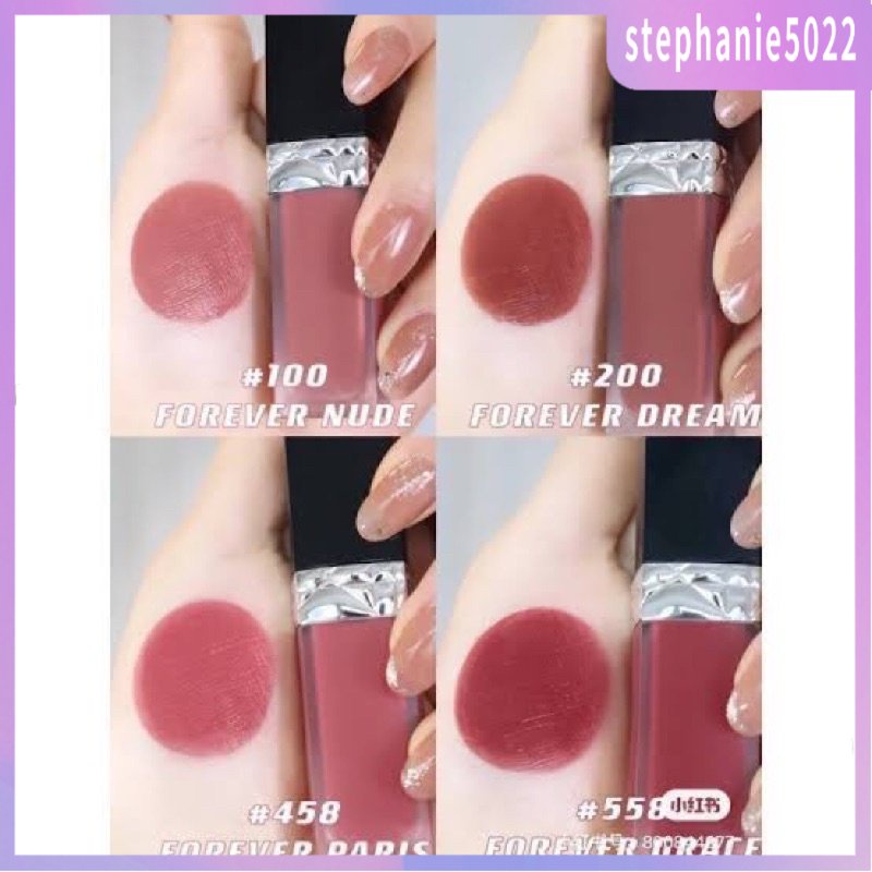 Original- Dior Rouge Dior Forever Liquid Lipstick 100 200 458 558 626 820 Transferproof Lipstik Lip