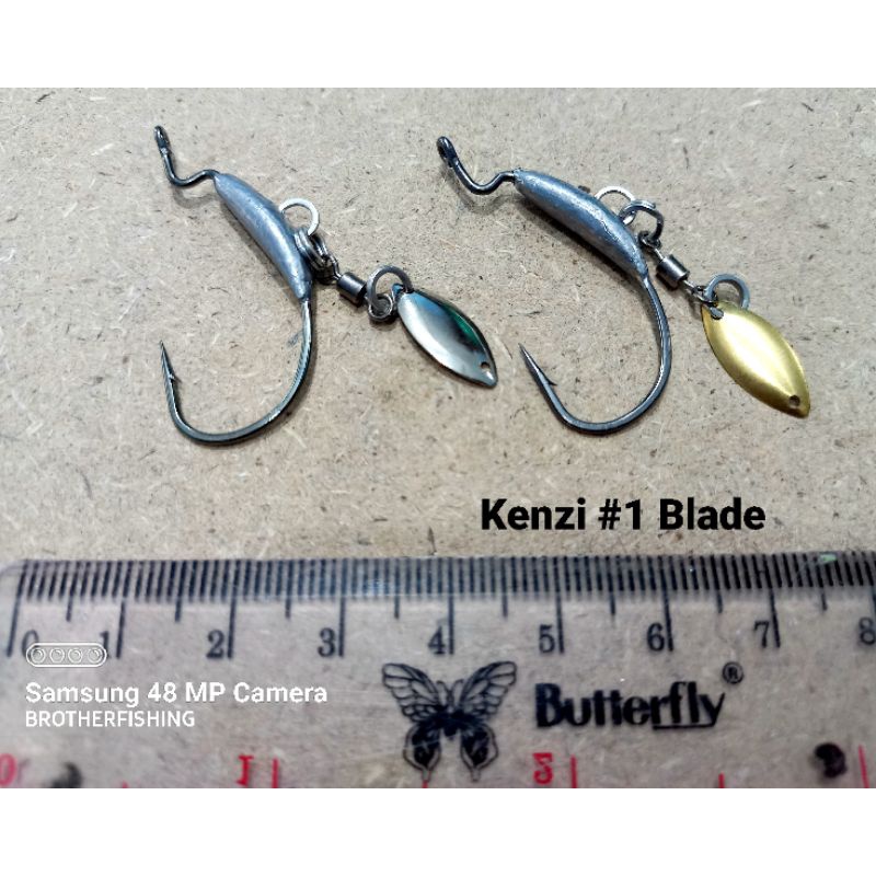 worm Hook Kenzi #1 untuk soft lure 6 cm - Hook soft lure