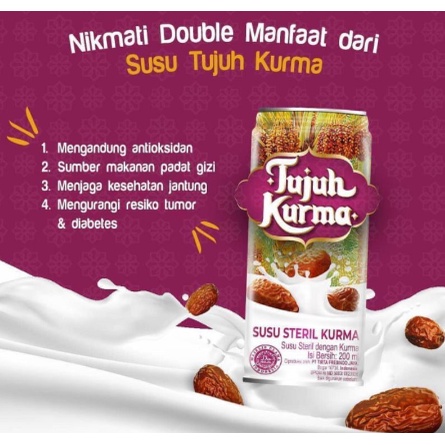 MINUMAN TUJUH KURMA SUSU STERIL 200ML