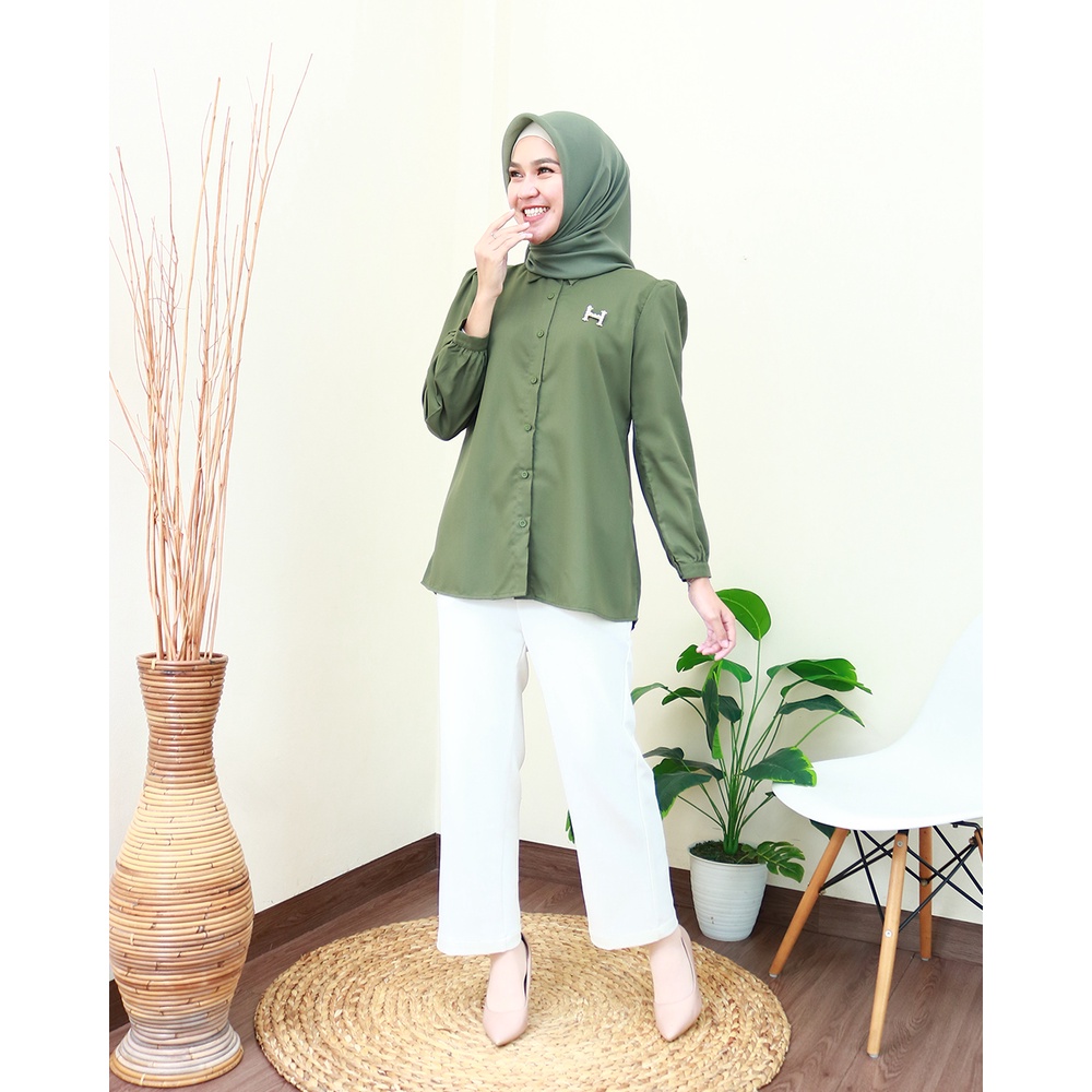 AUREL Shirt - Pakaian Wanita Terbaru by Hijab Mamah icis