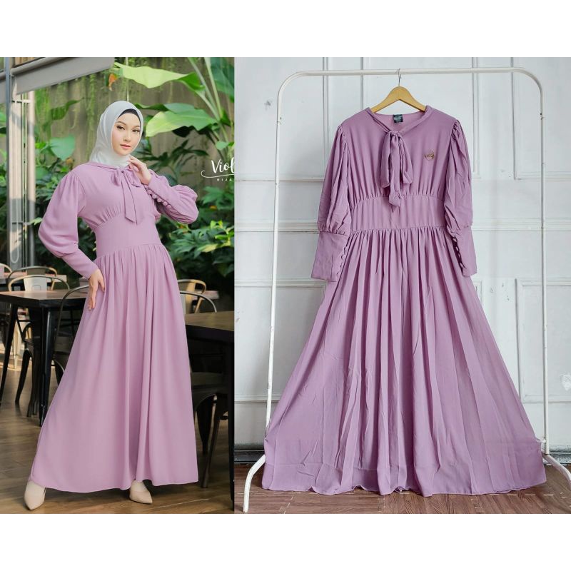 PAMEELA SERIES BY VIOLA HIJAB//DRESS VIOLA//GAUN SIMPLE ELEGANT