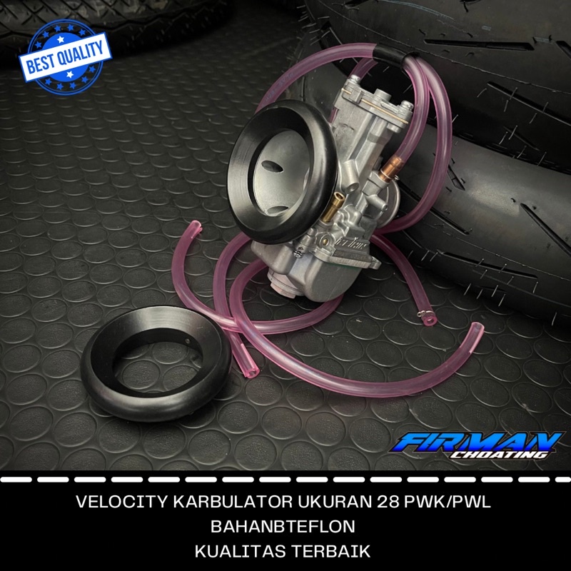 Velocity karbulator ukuran 28 bahan Teflon hitam terbaik