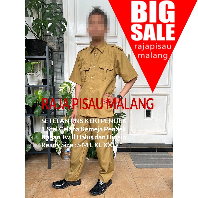 Seragam PNS Premium / Baju Keki Premium bahan Semi Woll