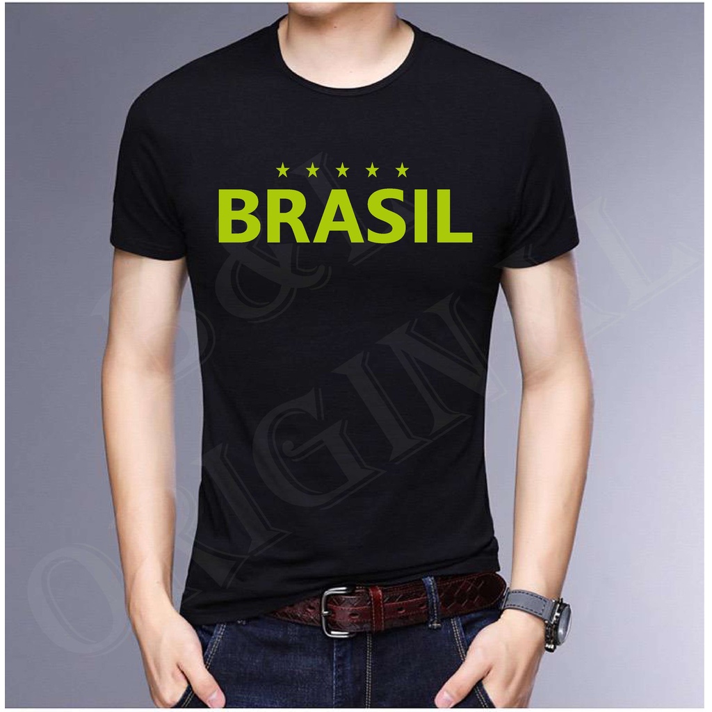 BS BAJU KAOS BRASIL SPESIAL BOLA HIGH QUALITY