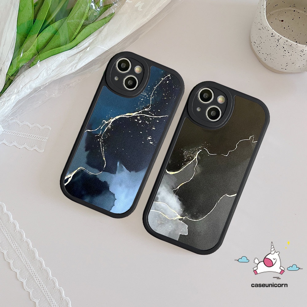 Soft Case Tpu Motif Abstrak Cat Air Tahan Banting Untuk iPhone 11 13 12 14 Pro Max 6 6s 7 8 Plus XR X XS Max SE 2020