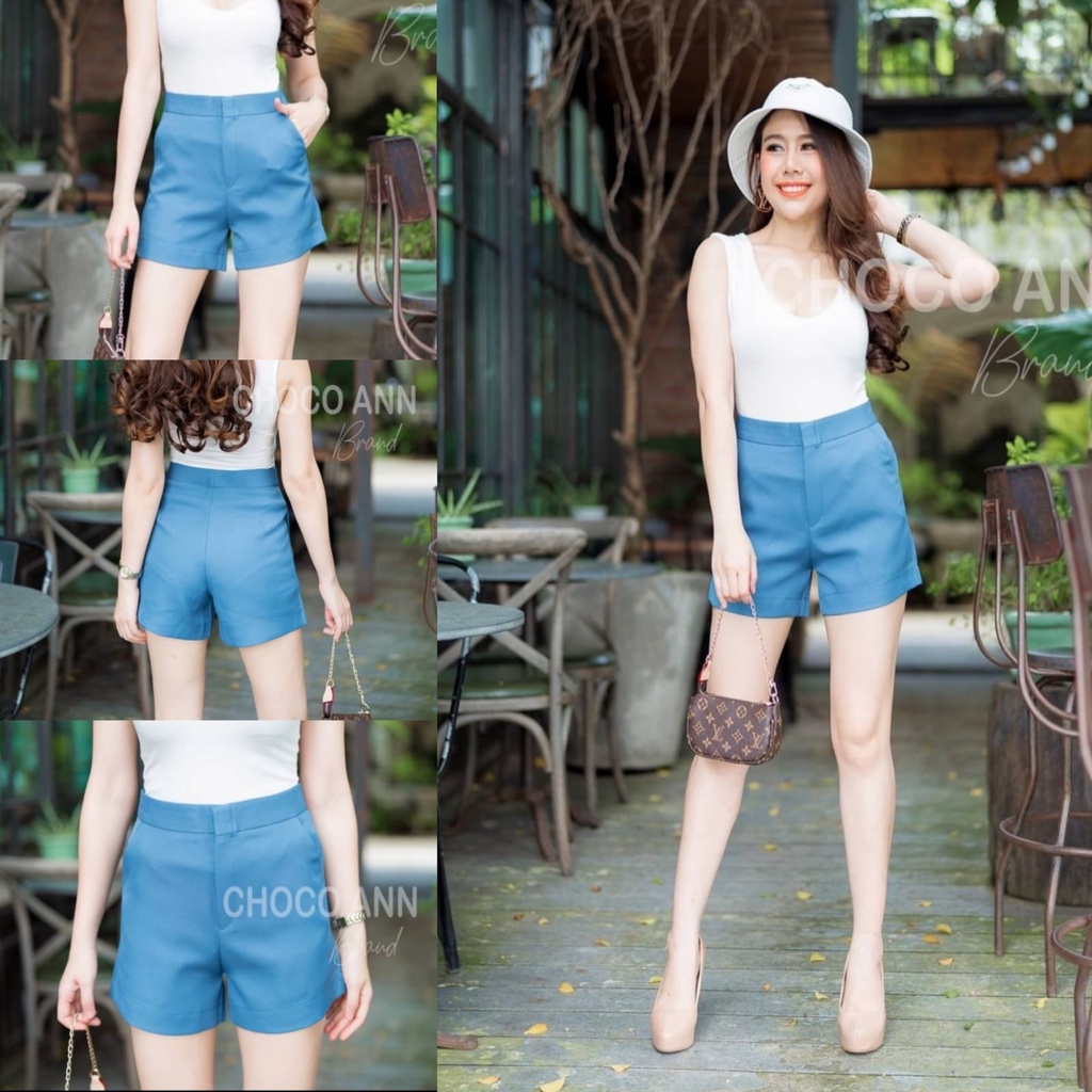 CELANA PENDEK CHOCO ANN ZIPPER DEPAN IMPORT BANGKOK CODE SH01 PART 1