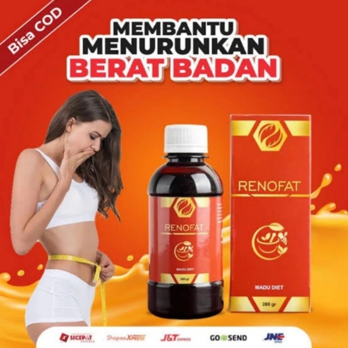 Madu Diet RENOFAT Herbal Penurun Berat Badan Pelangsing Alami | Madu Renofat Premium Quality Herbal 