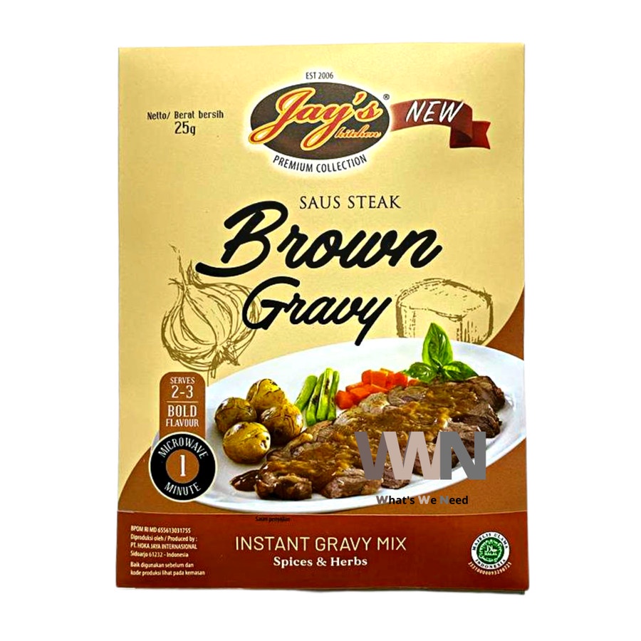 

Jay's Brown Gravy Sauce Steak 25 gr - Sauce Steak