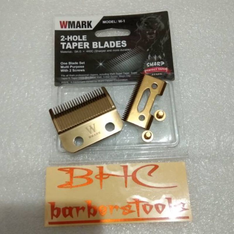 BLADE WMARK W1 Pisau gigi mesin cukur blade taper super taper mata pisau alat potong rambut clipper kliper