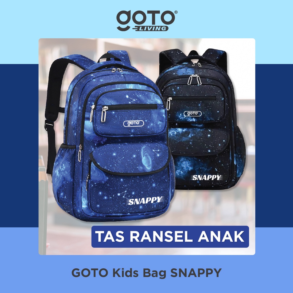 Goto Snappy Tas Sekolah Ransel Backpack Anak Laki-Laki Perempuan TK SD