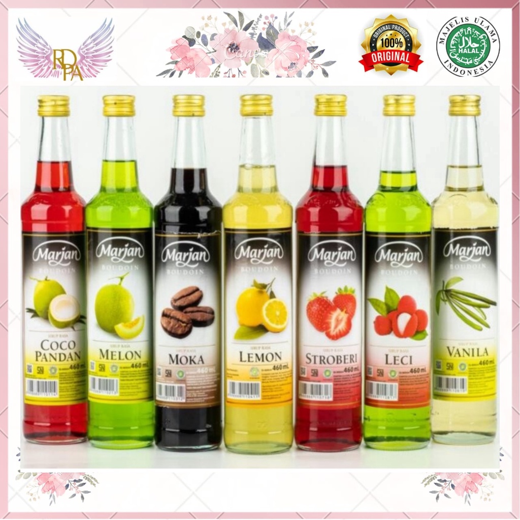 

Marjan Boudoin Syrup 460 ML. Marjan Markisa dan All Varian. Sirup Rasa Buah. Concentrate Syrup