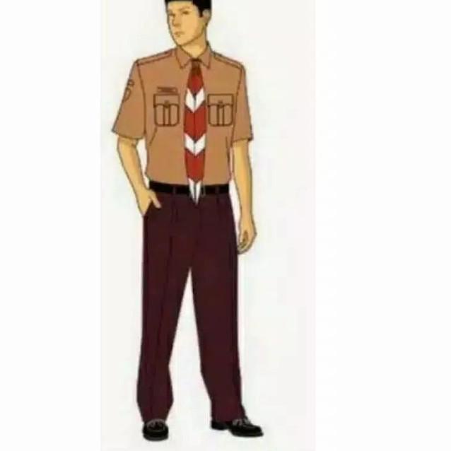 CELANA PRAMUKA PDH PEMBINA/PENEGAK BAHAN RAFILLO GABARDIN STANDAR - 27