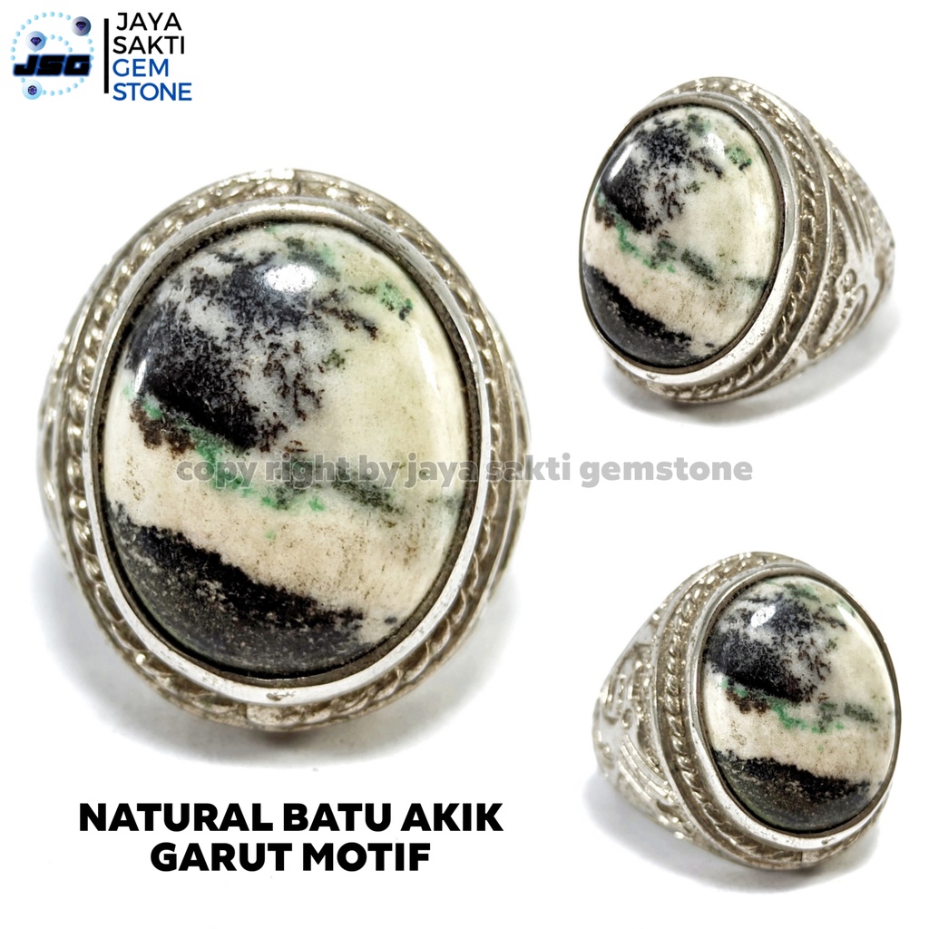 Natural Batu Akik Garut Motif PGO19