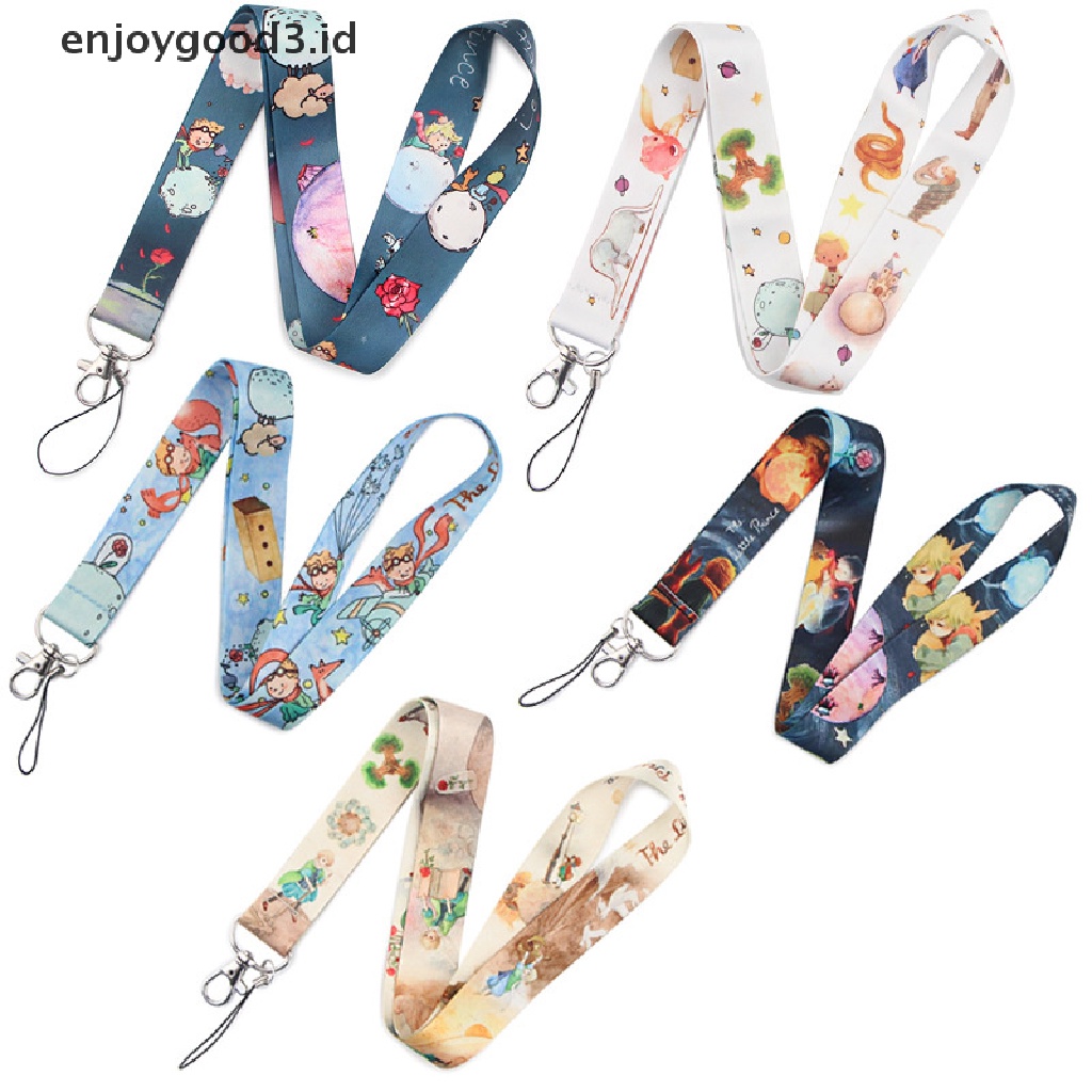 Tali Lanyard Gantung Leher Desain Kartun Pangeran Kecil Untuk Ponsel